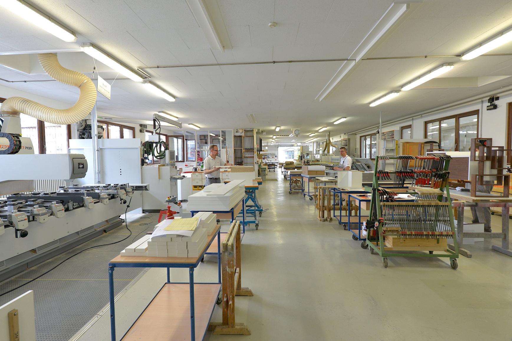 Räumlichkeiten der Tischlerei Welling in Göttingen