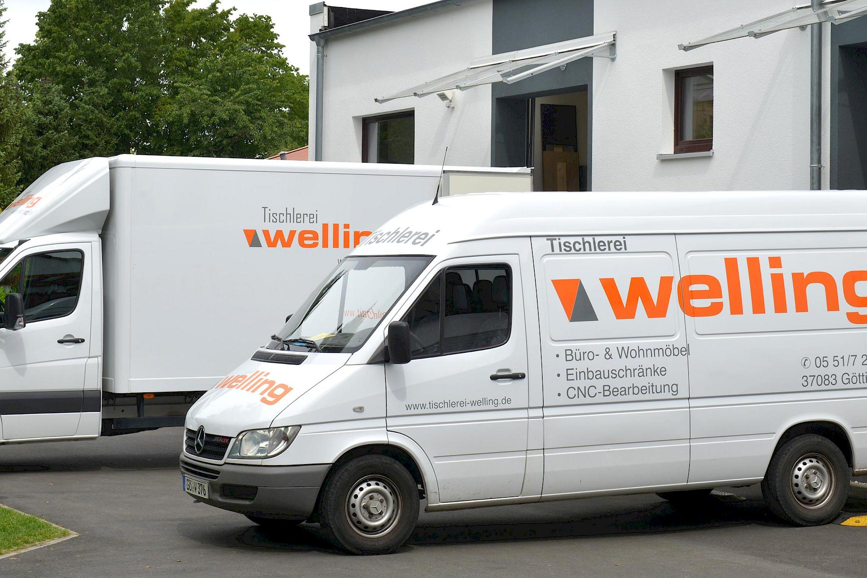 Welling Kundendienst-Fahrzeuge